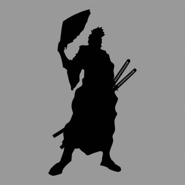 samuray savaşçı siluet