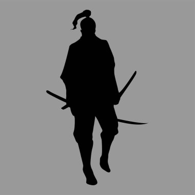 samuray savaşçı siluet