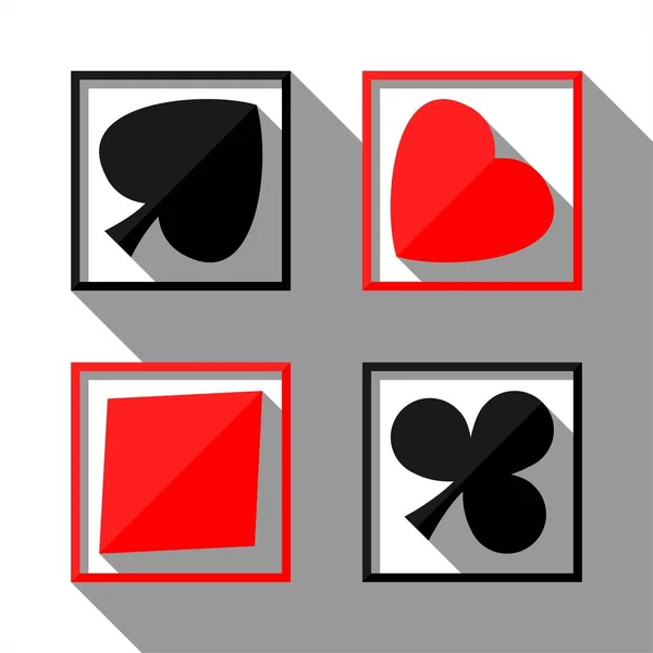Cards symbol background — Stock Photo, Image