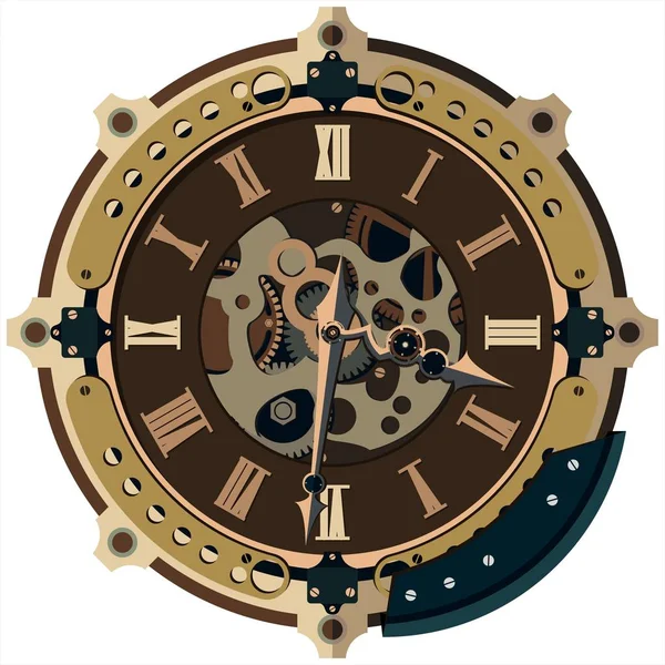 steampunk gears background steampunk clock background design