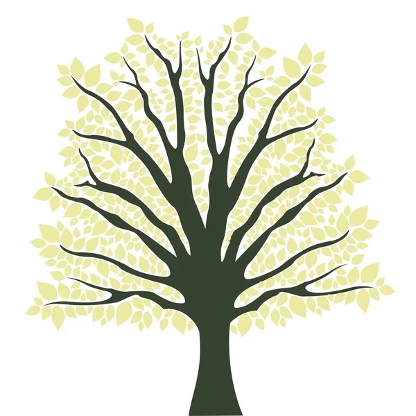 Иллюстрация фона дерева — стоковое фото