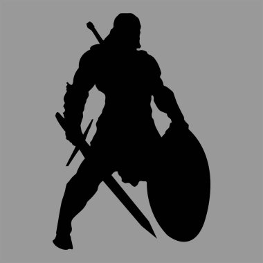 Şövalye siluet modeli