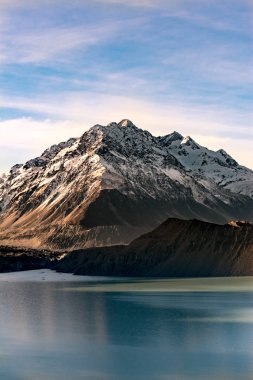 Görünüm Aoraki Mt Cook Milli Parkı, dağların