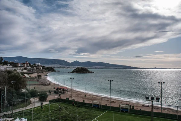 Bahía de Saronikos en un día perfecto —  Fotos de Stock