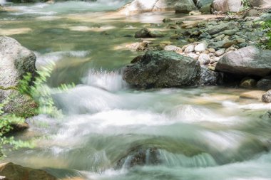 Nehir Mount Dirfys, Yunanistan.