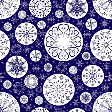 Vektör kar taneleri ile seamless modeli. Kış arka plan. Noel ve yılbaşı süsleme. Tebrik kartları, duvar kağıdı, hediye kağıt, web, tekstil, arka plan, kış dekorasyonları için mükemmel.