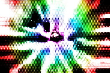 hareket bulanıklığı olan soyut çok renkli arkaplan