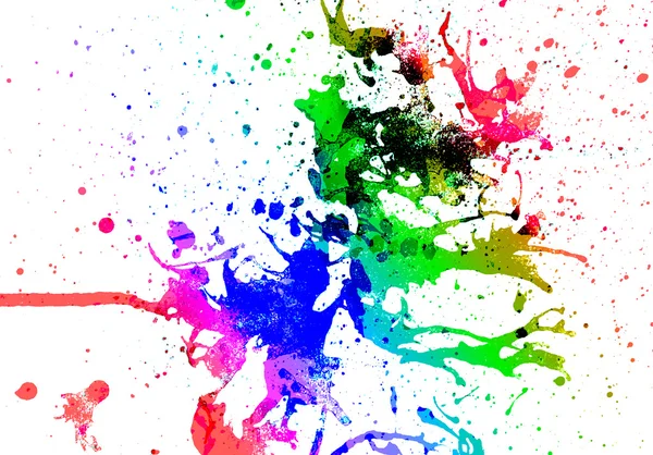 Абстрактный Многоцветный Фон Акварели — стоковое фото