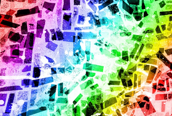 Текстура Мраморной Стены Многоцветными Граффити — стоковое фото