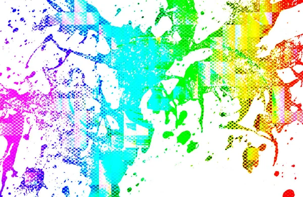 Abstract Multicolor Achtergrond Van Aquarel — Stockfoto