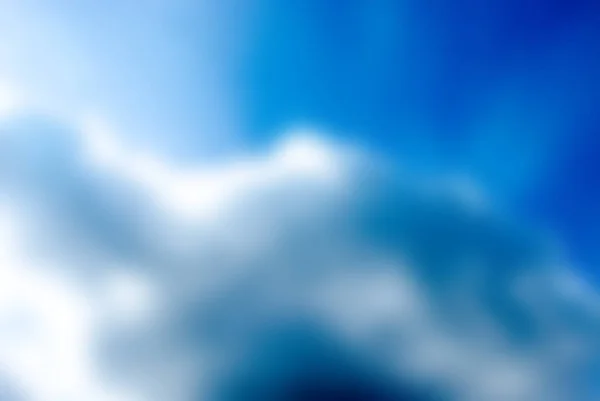 Modré Nebe Pozadí Přírody Rozostřením — Stock fotografie