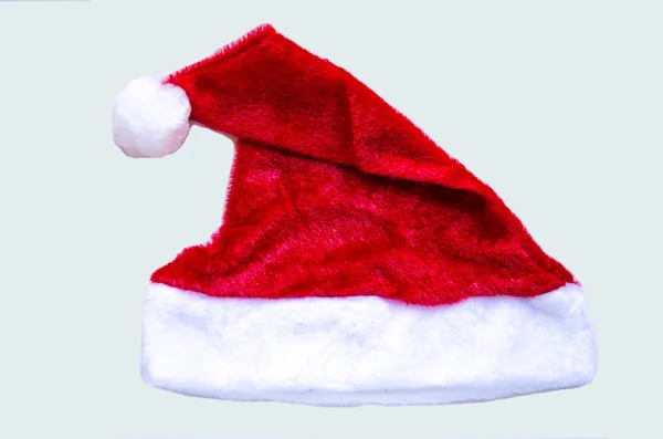 Red Hat Santa Claus White Background — Stock Photo, Image