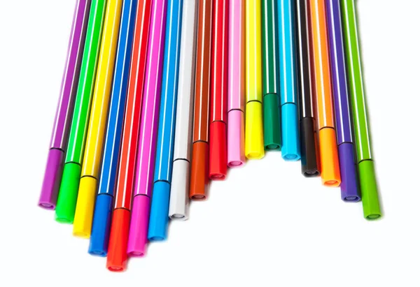 Colorful Pen Onwhite Background — Stock Photo, Image