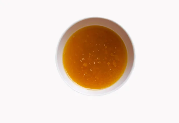 Zupa Octu Białym Tle — Zdjęcie stockowe
