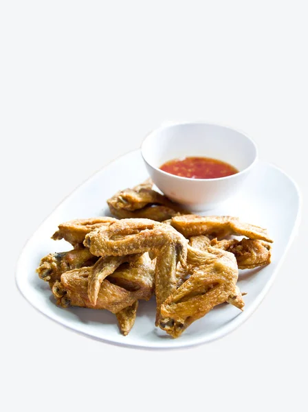 Ala de frango frito — Fotografia de Stock