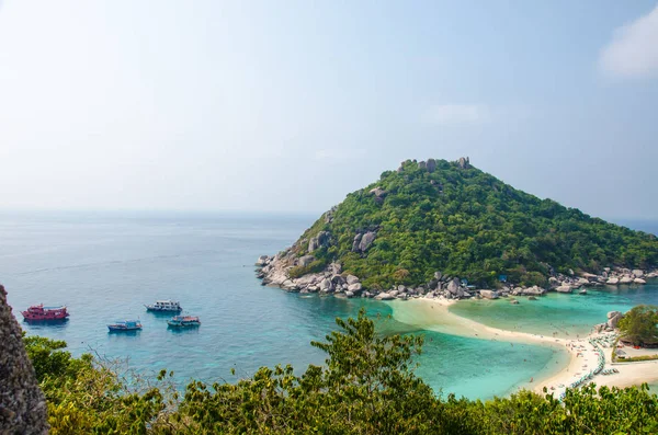 Koh Tao Hermosa Playa Sur Tailandia — Foto de Stock