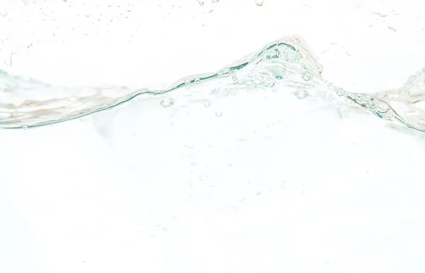 Agua Salpicada Sobre Fondo Blanco —  Fotos de Stock