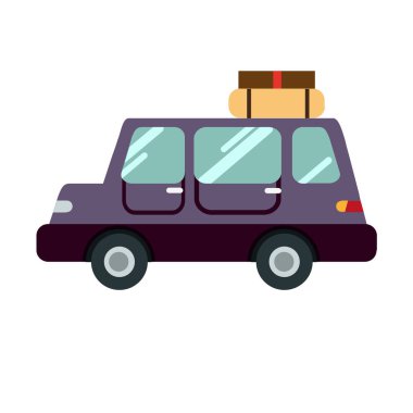 bir örnek bir aile beyaz b ile tatile gidecek bir araba