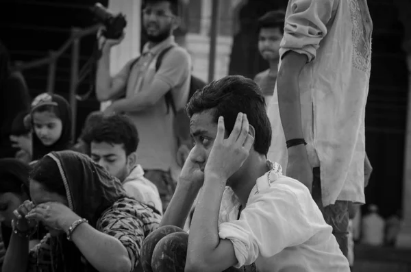 JAMA Mescidi, eski Delhi, Hindistan - 24 Haziran 2017 