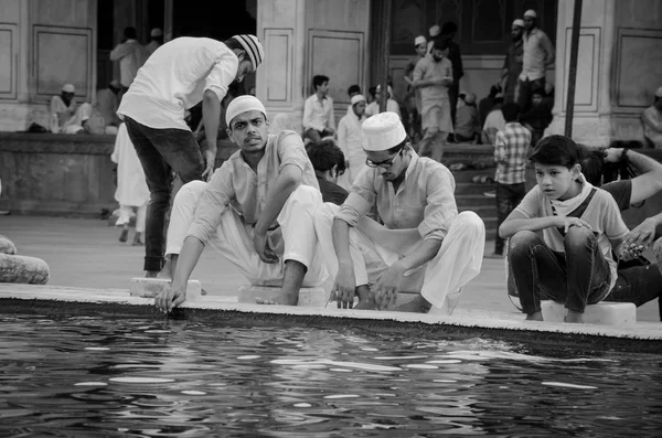 Jama Masjid Old Delhi India นายน 2017 ใหญ ดในอ นเด — ภาพถ่ายสต็อก
