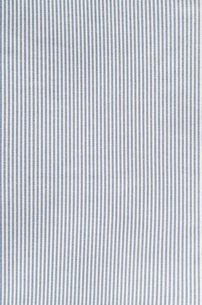 Tecido textura de algodão, pequena faixa de branco e azul. Fundo abstrato e textura para design . — Fotografia de Stock