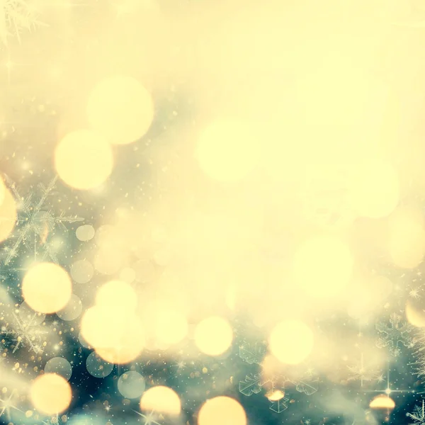 休日ライトとクリスマス背景 — ストック写真