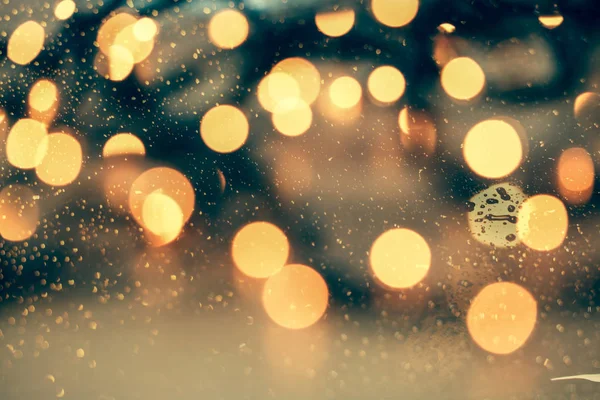 Fondo abstracto de Navidad con luces navideñas —  Fotos de Stock