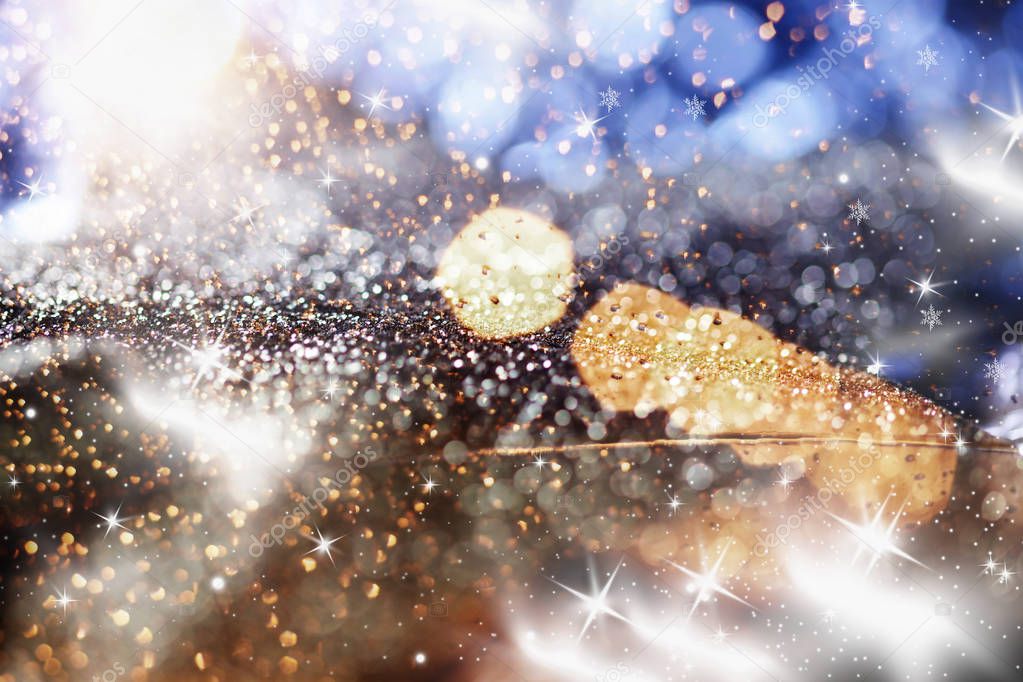 holiday abstract glitter background