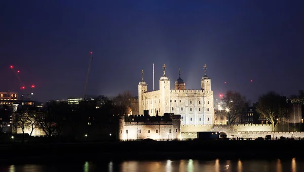 A Tower of London, éjjel, Egyesült Királyság — Stock Fotó