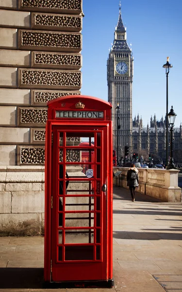 Słynnego Big Bena i Houses of Parliament, Londyn — Zdjęcie stockowe