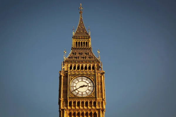 Ikoniska Big Ben och Houses of Parliament, London — Stockfoto