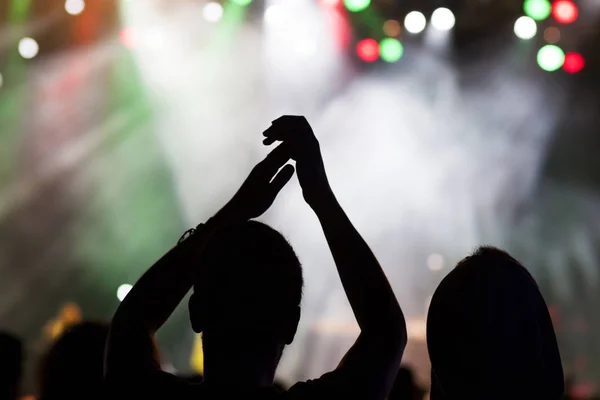 Dav na koncertě - letní hudební festival — Stock fotografie