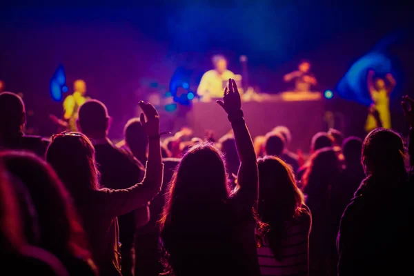 Publikum beim Konzert - Sommermusikfestival — Stockfoto