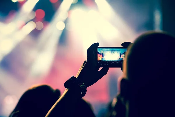 Publikum beim Konzert - Sommermusikfestival — Stockfoto