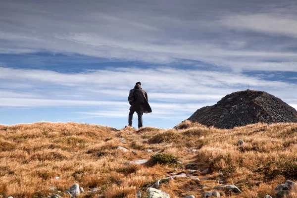 Trekking w górach Calimani, Rumunia — Zdjęcie stockowe