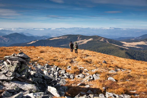 Trekking nelle montagne di Calimani, Romania — Foto Stock