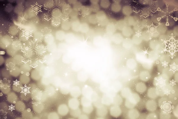 Abstrakt jul bakgrund med holiday lights och kopia utrymme — Stockfoto