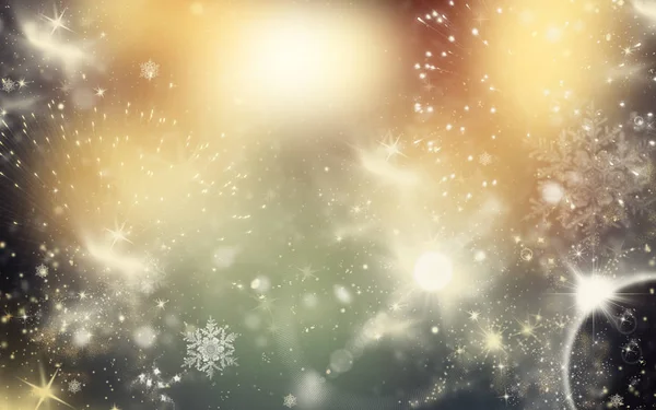Holiday abstrakt glitter bakgrund med blinkande stjärnor och hösten — Stockfoto