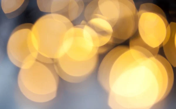 Golden bokeh holiday background — Stock Photo, Image