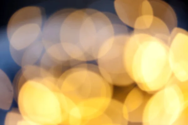 Gyllene bokeh holiday bakgrund — Stockfoto