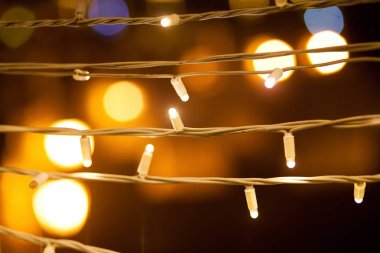 Noel ışıkları bokeh