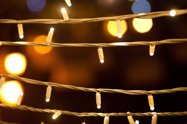 Noel ışıkları bokeh