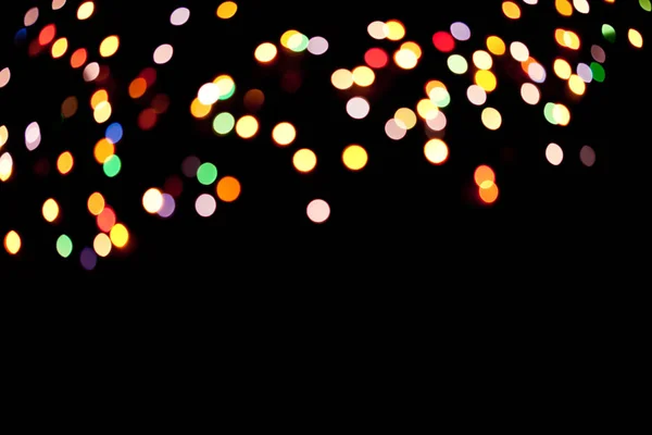 Colorato sfondo luci di Natale — Foto Stock