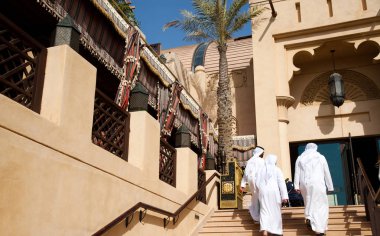 Dubai, Birleşik Arap Emirlikleri - Şubat 2018: Souk Madinat Jumeirah, görünümü. M