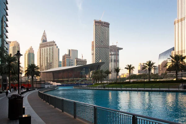 Дубаї, ОАЕ - 2018 лютого: Хмарочоси skyline Старого міста Isla — стокове фото