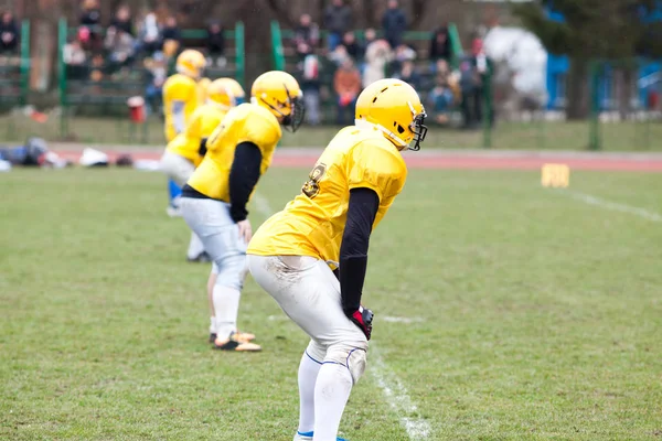 american football game - players in action