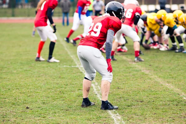 American football game - players in action — Stock Photo, Image