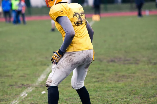 American football game - players in action — Stock Photo, Image