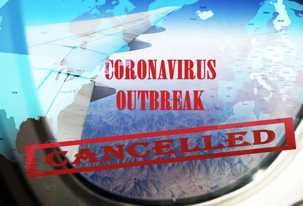 Wereldwijde Strijd Tegen Het Coronavirus Reisbeperkingen Europa Usa — Stockfoto
