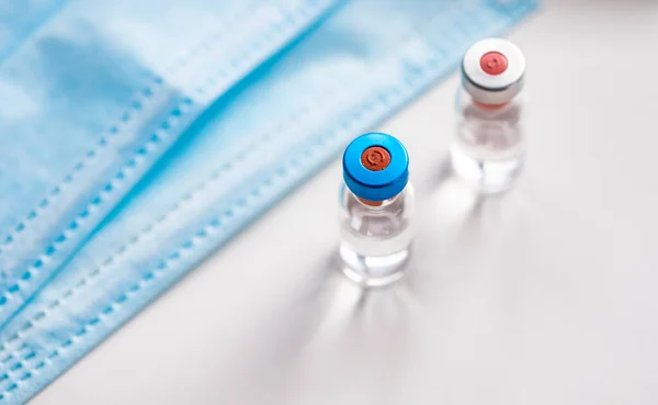 Primer Plano Vacuna Jeringa Médica —  Fotos de Stock